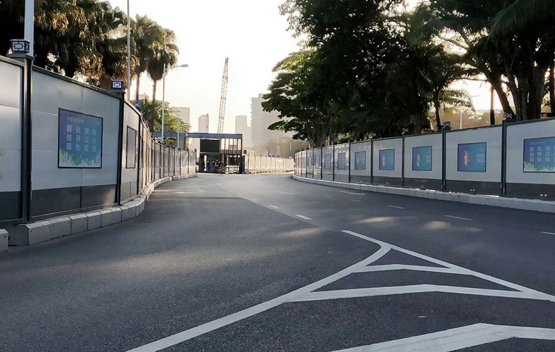 圍擋廠家-深圳灣公園圍擋項目